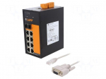 Switch Ethernet | managed | Number of ports: 10 | 18&divide;60VDC | RJ45,SFP