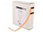 Heat shrink sleeve | glueless | 2: 1 | 6.4mm | L: 5m | orange