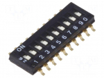 Switch: DIP-SWITCH | Poles number: 10 | ON-OFF | 0.025A/24VDC | Pos: 2