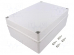 Enclosure: multipurpose | X: 245mm | Y: 335mm | Z: 133mm | light grey