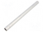 Aluminium tube | 21.7mm | aluminium | L: 300mm | signalling column | LR