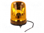 Signaller: lighting | rotating light | amber | SKP | 90&divide;250VAC | IP23