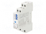 Automation module: timer | 0,1s&divide;10h | SPDT | 250VAC/16A | 12&divide;230VDC