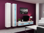 Cama Living room cabinet set VIGO NEW 5 white/white gloss
