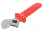 Wrench: adjustable | insulated | Jaw capacity: 28mm
