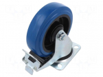Transport wheel | &Oslash;: 125mm | W: 36mm | H: 159mm | torsional with lock
