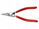 Pliers | for circlip | external | 3&divide;10mm | Pliers len: 140mm | straight