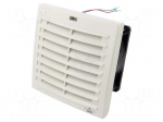 Fan: DC | axial | 152x152x91mm | 66m3/h | 58dBA | IP54 | Cutout: 124x124mm