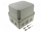 Enclosure: junction box | X: 155mm | Y: 179mm | Z: 158mm