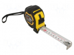 Measuring tape | L: 5m | Width: 27mm | ABS | Class: II | double-sided
