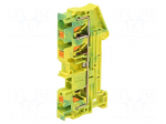 Splice terminal: rail | PT | for DIN rail mounting | push-in | ways: 1