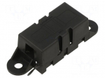Fuse holder | 200A | M6 screw | Leads: solder lugs M5 | UL94V-HB | 32V