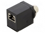 Adapter | M12 female X coded,RJ45 socket | X code-ProfiNET | PIN: 8