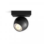 Philips Hue Buckram Hue papildus 1x spots melns 1x5W 929003048501 8719514339200