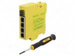 Switch Ethernet | unmanaged | Number of ports: 5 | 5&divide;30VDC | RJ45 | SW