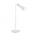 Trio Maxi LED table lamp matt white rechargeable gaismeklis R52121131 4017807526332