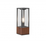 Trio-Lighting OUTDOOR Garonne stabiņ&scaron; E27 40 cm wood/anthracite