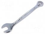 Wrench: combination spanner | double-sided | 22mm | L: 248mm | satin