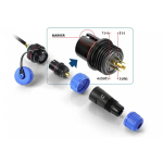 QuWireless QuPS4 V&auml;listingimustes Kasutatav Pistikupesa Ja Pistik