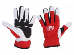 Protective gloves | Size: XL | leather,spandex
