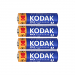 Patareid, akud, toiteplokid ja adapterid // AA, AAA ja muud suurused patareid, laadijad &ndash; saadaval tellimiseks // Baterie Kodak MAX Alkaline AA LR6, 4 szt.