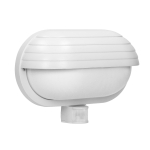 T&ouml;&ouml;riistad ja m&otilde;&otilde;teseadmed // Uued tooted t&ouml;&ouml;riistade, tarvikute kategoorias // MUSAM, oprawa ogrodowa z czujnikiem ruchu 180st, 1x15W, E27, IP44, z przesłoną, plastik, biała