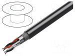 Wire | 2x2x28AWG | stranded | Cu | Insulation: PVC | chrome | RS232,RS422