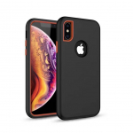 Back panel cover GreenGo Apple iPhone XR Defender Solid 3in1 case Black