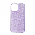 Back panel cover iLike Apple iPhone 13 Silicone case Shine Transparent Violet