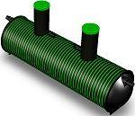 Three-chamber Septic Tank V=2m&sup3; Ecolife PipeLife