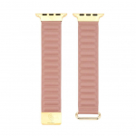 Strap Connect  Watch 38/40/41mm cortical back buckle magnetic suction Watch Straps Rose pink