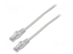 Patch cord | U/UTP | Cat 6 | RJ45 plug,both sides | stranded | CCA | 10m