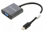 Adapter | DisplayPort mini plug,VGA female | DisplayPort 1.2