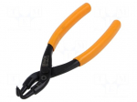 Pliers | for circlip | internal | 8&divide;12mm | Pliers len: 130mm | angular