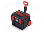 Chest | tool case | with wheels | black | polymer | C BLOCK ALU LOG