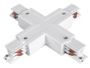 LED Tracklight pistik X t&uuml;&uuml;p 3P Valge