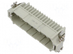 Connector: HDC | contact insert | male | CD | PIN: 64 | 10A | 600V | 64+PE