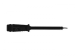 INSULATED TEST PROBE 4mm WITH SLENDER STAINLESS STEEL TIP / BLACK (PR&Uuml;F 2)