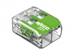 Compact splicing connector 2 x 0.2 - 4 mm&sup2; for all wire types - green