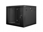 Lanberg WF01-6609-10B rack cabinet 9U Wall mounted rack Black