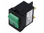 Circuit breaker | Urated: 240VAC | 60VDC | 3A | DPST | Poles: 2 | SNAP-IN
