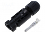 Connector: solar | plug | male | EPIC&reg; SOLAR 4 | 30A | 1kV | IP68 | crimped
