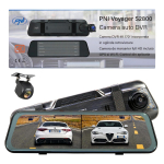 Car DVR PNI Voyager S2800 UHD 4K 170&deg; car camera DVR PNI Voyager S2800 UHD 4K 170&deg; built-in rearview mirror, 9.66 inch, IPS touchscreen, parking monitoring, G-Sensor, micro SD card slot, USB-C, GPS fu