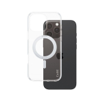 PanzerGlass CARE&trade; by &reg; Case Transparent w. Silver Kickstand & MagSafe iPhone 16 Pro Max