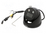 IP CCTV camera | twistable | 5Mpx | Dim: &Oslash;122x110.9mm | IP67 | black