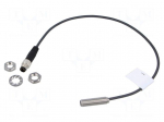 Sensor: inductive | OUT: PNP / NO | 0&divide;2mm | 10&divide;30VDC | M8 | 0.3m | IP68