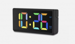 Wall and interior clocks Hama  Digital Alarm Clock &laquo;Ibiza&raquo;, Multicol. Screen, with USB Charging Function