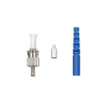 Qoltec Fiber optic ST connector | Singlemode | 2.0mm | Mounting set | 200pcs.