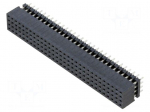 Connector: PCB to PCB | socket | female | PIN: 120 | ESQT | straight | THT