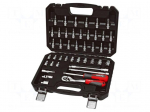 Wrench-set | 6-angles,socket spanner | Chrom-vanadium steel | 1/4"